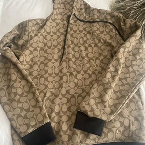 NWOT Mens Small COACH heavy hoodie